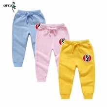 High Quality Spring Fashion Boys Pants Candy Color Children's Sports Trousers Kids Stretch Cotton For 18 M to 12 Year Sweatpants 2024 - buy cheap