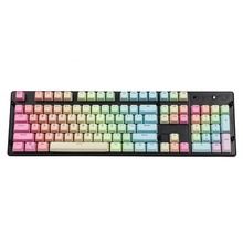 YMDK Doubleshot 104 Dyed PBT OEM Profile Sunset Backlit Keycap set Suitable For Cherry MX Switches Mechanical Keyboard 2024 - buy cheap