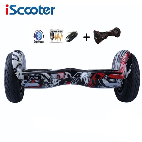 IScooter Новый Ховерборд 8 дюймов, двухколесный умный самобалансирующийся скутер, электрический скейтборд giroskuter с Bluetooth динамиками 2022 - купить недорого