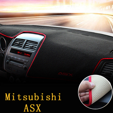 Car dashboard Avoid light pad Instrument platform desk cover Mats Carpets For Mitsubishi ASX 2012 2013 2014 2015 2016 2017 2018 2024 - buy cheap