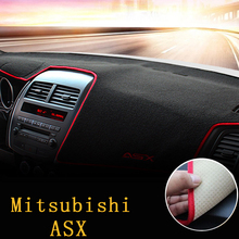 Capa para painel do carro, almofada luzes para painel automotivo, plataforma de instrumentos, para mitsubishi asx 2012 2013 2014 2015 2016 2017 2018 2024 - compre barato