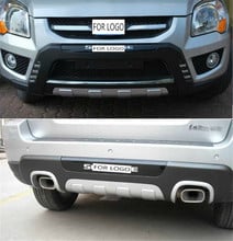 High quality plastic ABS Chrome Front+Rear bumper cover trim For  2008 2009 2010 2011  KIA Sportage 2024 - buy cheap