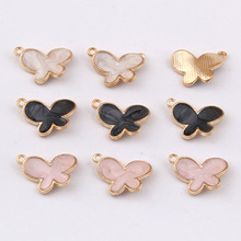 10Pcs/Lot DIY 3 Color Butterfly Metal Alloy Small Charms DIY Bracelet Necklace Jewelry Accessories Small Pendant 2024 - buy cheap
