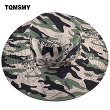 TQMSMY Unisex Men SunHat Panama Flap Bucket Hat Women Boonie Multicam Camouflage Hats Outdoor Fishing Wide Brim Sun Hats TMP57 2024 - buy cheap