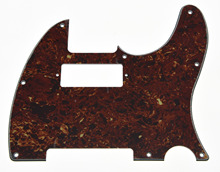 KAISH Vintage Tortoise TL Style Guitar Pickguard with Mini Humbucker Hole 2024 - buy cheap