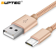 Suptec-cabo micro usb 2m e 3 m, carregamento rápido e dados para android, samsung s6 e s7 edge, xiaomi huawei mp3 e microusb 2024 - compre barato