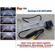 Car Dynamic Path / HD CCD Night Vision / Car Rear Camera / Reverse Camera For KIA Sportage R / Sportage SL 2011~2015 2024 - buy cheap
