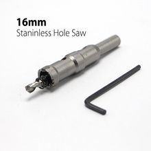 High Quality 16mm 0.63" Hard Alloy Metal Hole Saw Core Drill Bit  Drill Bit for Metal Working Universal Type 2024 - buy cheap