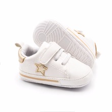 Winter Baby Shoes Girls Boy Moccasins Star White Casual Sport Toddler Shoes Infant PU Soft Sole First Walkers Kids Newborn Shoes 2024 - buy cheap