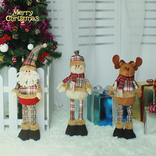 1 pc Bonecas De Natal Decorações De Natal para Casa Ornamento Da Árvore de Natal Xmas Pé Figurinhas Presente de Natal Navidad 2024 - compre barato