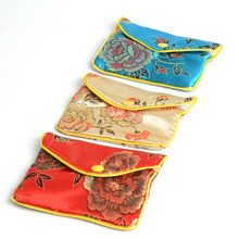 Joyero Organizador 24pcs Colors 8*10cm Chinese Embroidery Flower Silk Pouch Wallet Coin Purse Random Color Jewelry Gift Bags 2024 - buy cheap