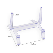 Wholesale 10Pcs Acrylic 8.5cm H Multifunctional Dish Plate Photo Picture Frame Display Stand Rack Holder 2024 - buy cheap