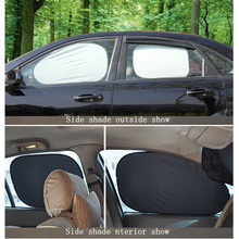 Moflyeer-para-brisa de carro, 5 peças, dobrável, isolamento reflexivo, janela, visor, sombra, proteção contra o sol 2024 - compre barato