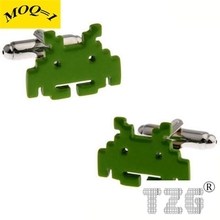 Green Frog Cufflink Cuff Link 1 Pair Free Shipping Promotion 2024 - buy cheap