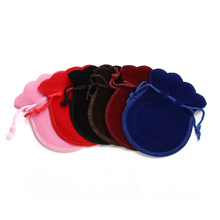 10pcs/lot Fashion 7*9cm Velvet Bag Drawstring Pouch 6colors Calabash Shape Jewelry Packing Wedding/Christmas Gift Bag F3991 2024 - buy cheap