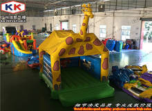 Giraffe jumpers giraffe bouncy castle with PVC roof 2024 - buy cheap