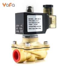 AC110V 220V 380V DC12V 24V ,G1/2" to G2" , solenoid valve, water valve, air/oil valve, normally closed 2024 - buy cheap