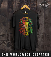 2019 Cool Rasta Reggae Lion T Shirt Marijuana Rastafarianism Bob Marley One Love Jamaica Tee 2024 - buy cheap