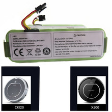 2pcs/lot NI-MH 14.4V 3500mAh for panda X500 X600 High quality Battery for Ecovacs Mirror CR120 Vacuum cleaner Dibea X500 X580 2024 - buy cheap