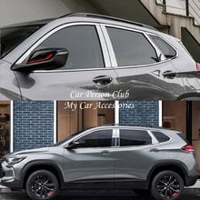 Stainless Steel Accessories For Chevrolet Trax Tracker 2019 Car Window Molding Strip Frame A/B/C Pillar Panel Trims Decoration 2024 - buy cheap