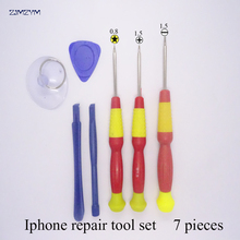 Hot sale 7 in 1 Mobile Phone Repairing Tool Kit Spudger Pry Opening Tool LCD Repair Tools for Iphone tool set 2024 - buy cheap