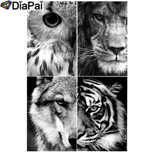 DIAPAI 100% Total Square/Rodada Broca 5D DIY Pintura Diamante "família Animal" 3D Bordado Ponto Cruz Casa decoração 2024 - compre barato