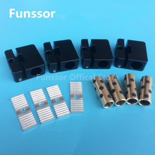 Funssor Ultimaker 2 aluminum cross slider with synchronous belt buckle For DIY UM2 3D printer 2024 - buy cheap