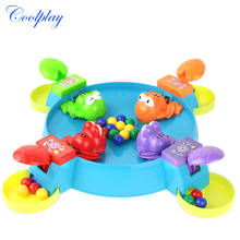 COOLPLAY Parent-child Interaction Toys Feeding Frog Swallow Beads Table Game Hungry Hippo Child Educational Toys Gift For Kids } 2024 - buy cheap