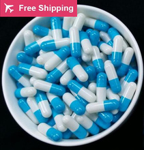 0# 1# 2# 1000 pcs / lot.blue-white colored hard gelatin empty capsules, hollow gelatin capsules ,joined or separated capsules 2024 - buy cheap