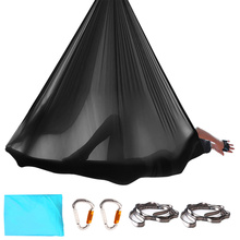 New Prior Fitness 4*2.8M yoga hammock set Automatic carabiners anti gravity aerial inversion Air yoga swing 2024 - buy cheap