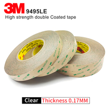 3M 9495LE 300LSE high tempreture adhesive two face sticker/12mm*55M 2024 - купить недорого