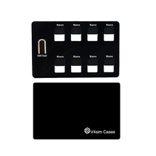 Держатель Nano Card и pin, Вмещает 8 нано-карт и телефонный pin 2024 - купить недорого