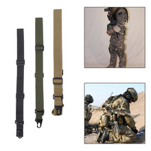 Bandoleira tática de 3 pontos para rifle, durável, ajustável, bungee, gira, airsoft, caça, alça de arma 2024 - compre barato