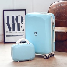 New Fashion Set trolley suitcase bag women men luxury rolling luggage spinner carry on travel suitcase valise 20/22/24/26 inch 2024 - buy cheap
