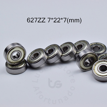 627ZZ   7*22*7(mm) 10pieces  bearing ABEC-5 10pcs metal Sealed Bearing 627 ZZ chrome steel deep groove bearing 2024 - buy cheap
