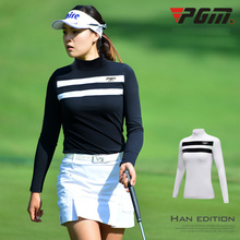 Pgm Women Golf T-Shirt  O-Neck Slim Sportswear Lady Golf Jersey Long-Sleeve Leisure Comfort Golf Training Shirts S-XL D0490 2024 - buy cheap
