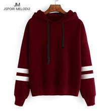 Fashion Women Hoodies Tracksuit 2017 Autumn Hooded Loose Casual Hoodie Pullovers Top Stripped BTS Harajuku Jumper Pull Femme Z30 2024 - buy cheap