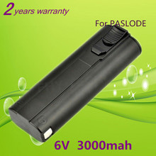 2pcs/1lot power tool battery for Paslode 6V 3000mAh,B20544E,404717,BCPAS-404717SH IM250A-F16,IM65A F16 ,900420,900600 2024 - buy cheap