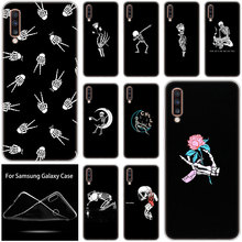 Dark skull art Silicone Case For Samsung Galaxy A90 A80 A70 A60 A50 A40 A30 A10 A20E A2CORE A9 A7 A8 A6 Plus 2018 A5 2017 Cover 2024 - buy cheap