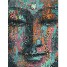 Artist Handmade High Quality Modern Colors Abstract Buddha Painting for Home Wall Handmade Abstract Buddha Oil Painting 2024 - buy cheap