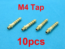 10pcs M4 Long water outlet brass water nipple fit for 3mm tube spare parts for RC Boat cooling water system 2024 - buy cheap