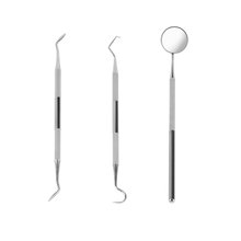 1set Stainless Steel Dental Instruments Mouth Mirror Probe Plier Tweezers Teeth Tooth Clean Hygiene Kit Quality 2024 - buy cheap