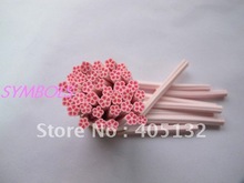 c-05 Free Shipping 100pcs 5mm Cute Pink Flower Polymer Clay Cane Fancy Nail Art  Polymer Clay Cane 2024 - buy cheap