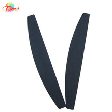 50pcs/lot Black nail file 100 180 nail tools sandpaper professional nails kit 80/80 emery board for nail art Wholesale 2024 - buy cheap