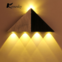 Modern Triangle Led Wall Lamp  Home Lighting Aluminum LED Wall Luminaire For Home Decoration High Power Led Wall Light  AC90-265 2024 - buy cheap