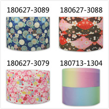 Cinta de grogrén estampada/satinada para mujer, cinta de grogrén con diseño de flores, diferentes tamaños, 10 yardas 2024 - compra barato