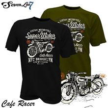 Hot Sale Men T Shirt Fashion T-Shirt Cafe Racer Biker Motorrad Rocker Garage Custom Motorcycle Club 1468 Summer O-Neck Tops 2024 - buy cheap