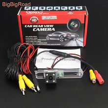 BigBigRoad vista trasera de coche de aparcamiento CCD cámara de visión nocturna resistente al agua para Volkswagen Lavida 2008, 2009, 2010, 2011 2024 - compra barato