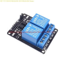 Free Shipping  2-channel New 2 channel relay module relay expansion board 5V low level triggered 2-way relay module 2024 - buy cheap