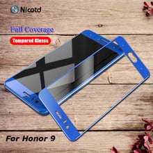 Nicotind-Película protectora de cristal para Huawei honor 9, cubierta completa azul, 3D, 5,15 pulgadas 2024 - compra barato